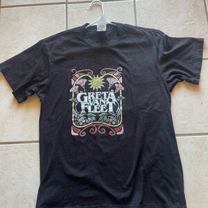 Greta Van Fleet Black Graphic Tee
